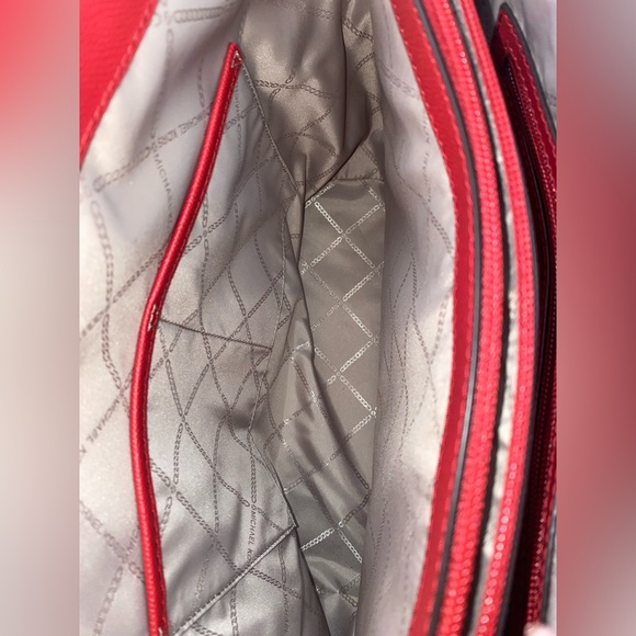 Michael Kors Red Tote Bag - Picture 14 of 15